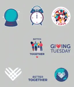 giving tues pulse heart stickers